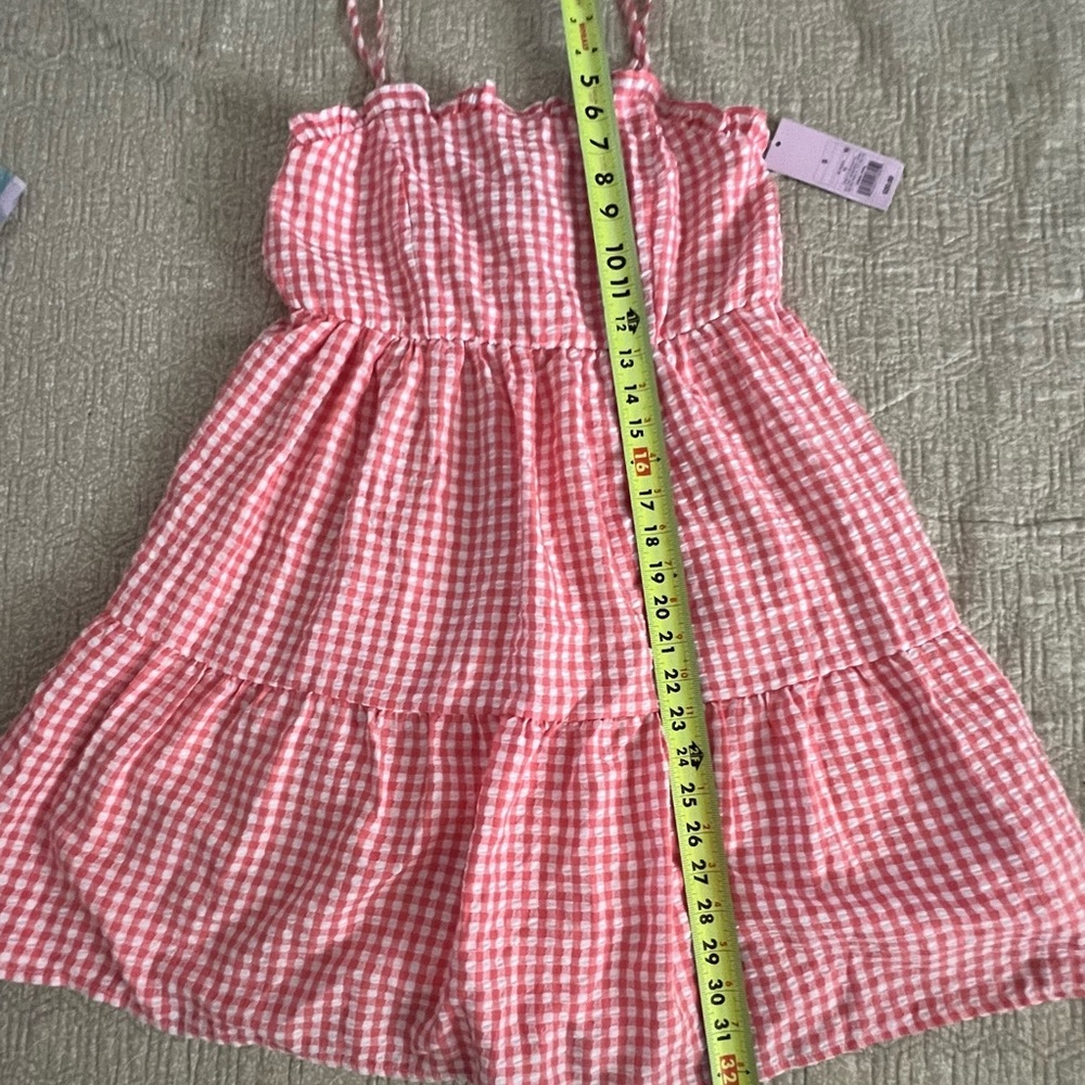 Wild Fable Pink/White Gingham Dress NWT
